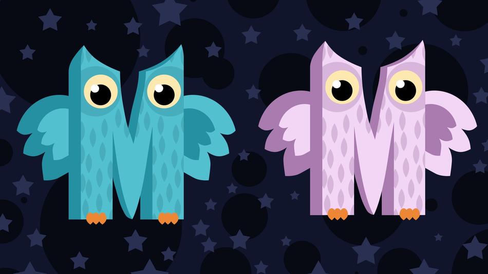 cartoons owls boy girl drawing