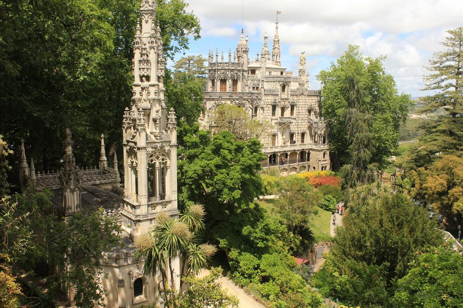 Hidden castle in the trees