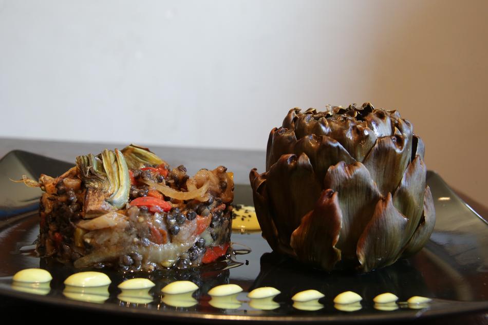 Artichokes Dish Lentils