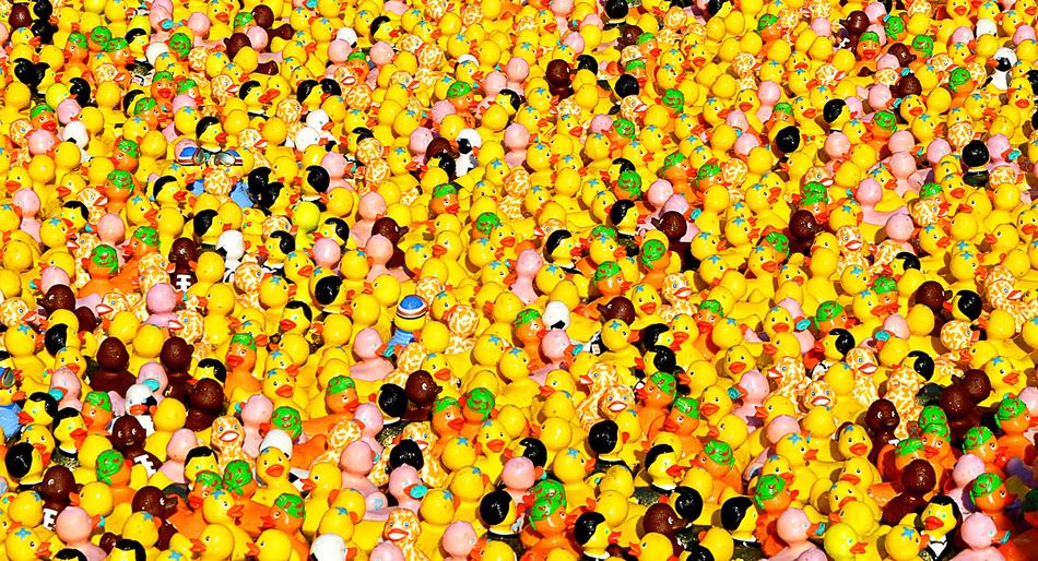 Quietscheenten Colorful Plastic