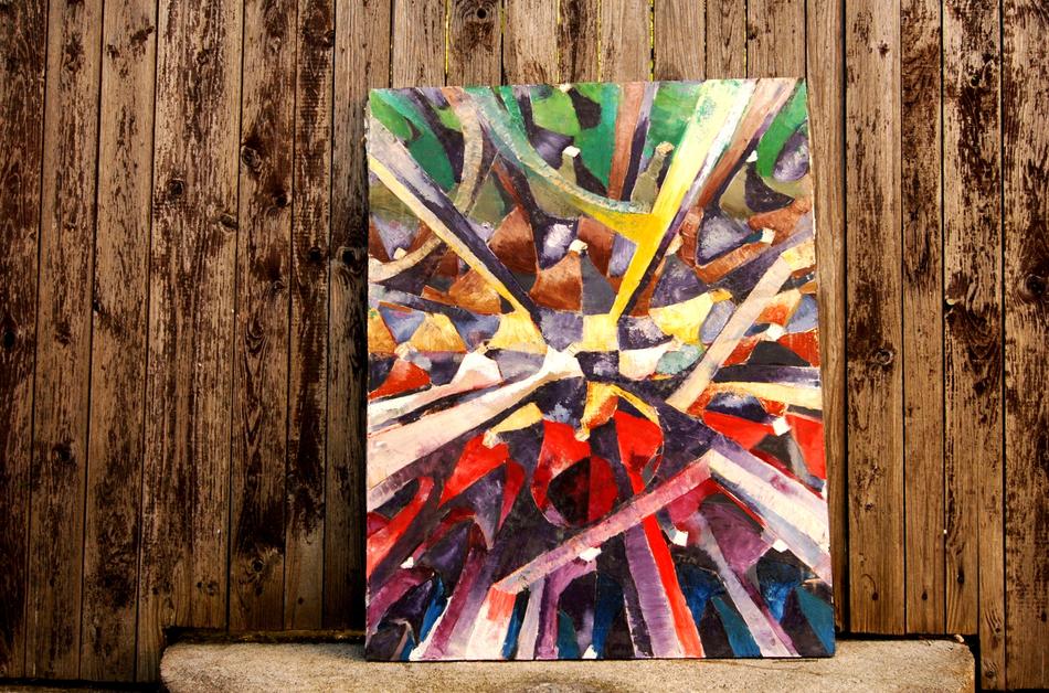 The Image Of Terror Oil On Canvas