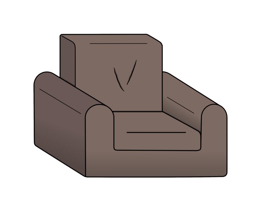 sofa cartoon sit