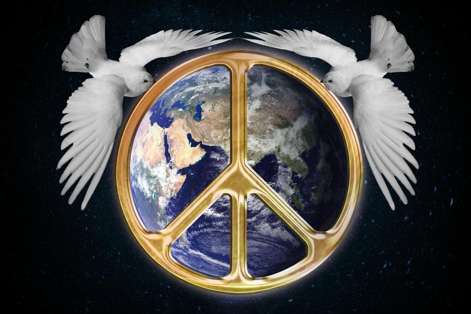 harmony world peace globe world