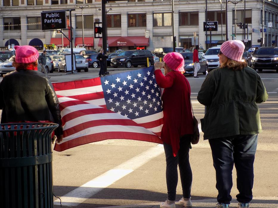 Women U S Flag