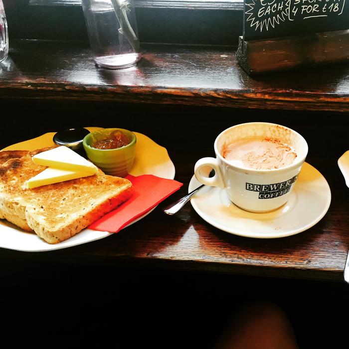 delicious breakfast coffee