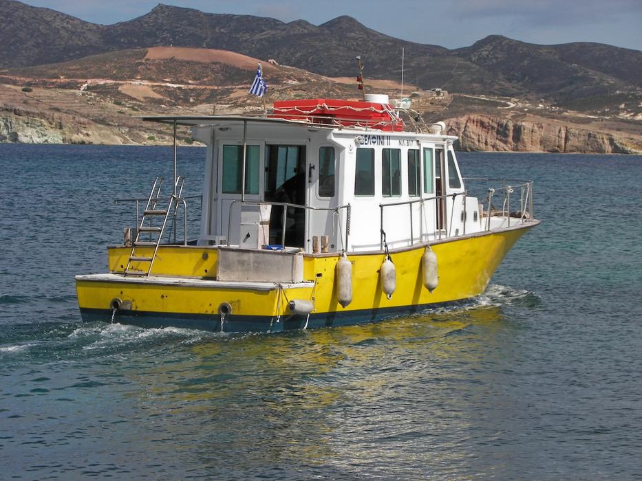 Fishing Boat Greece Cyclades