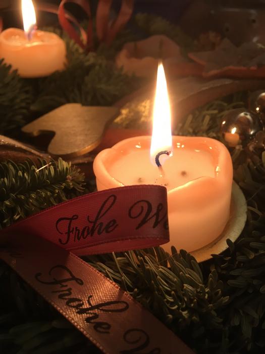 Candle Christmas Ribbon