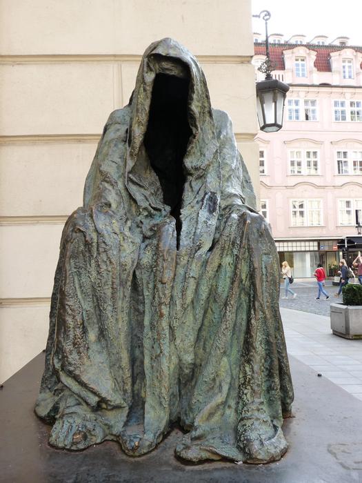 stone statue of the warden