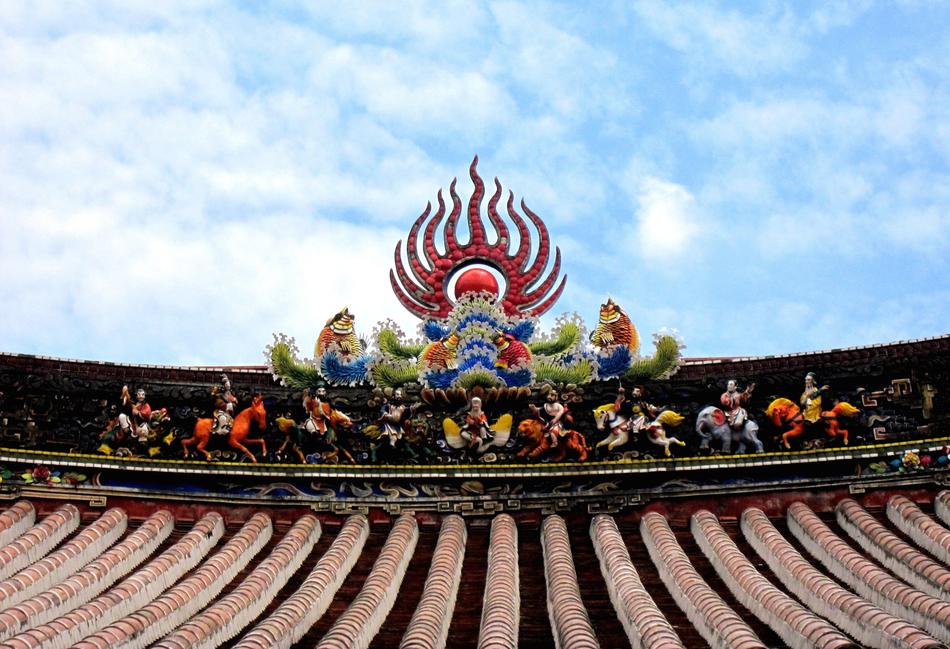 廟-Woo House 簷 Color Koji Pottery