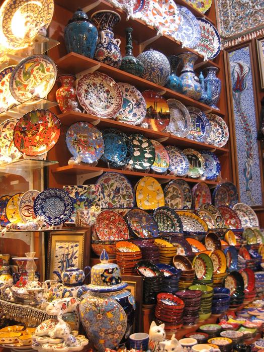 colorful plates on sale