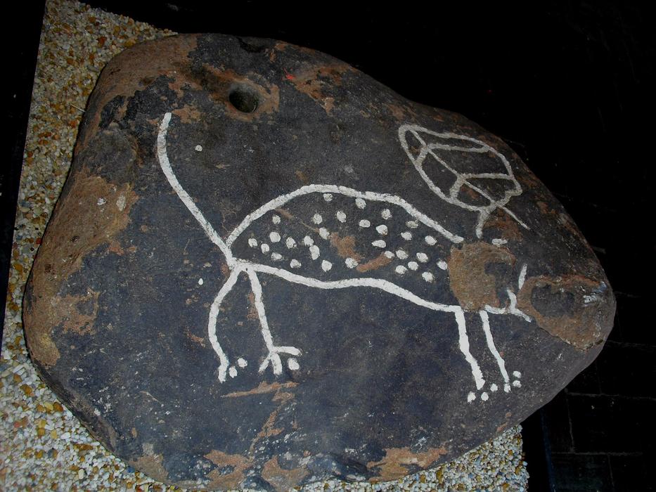 children's drawing on iron