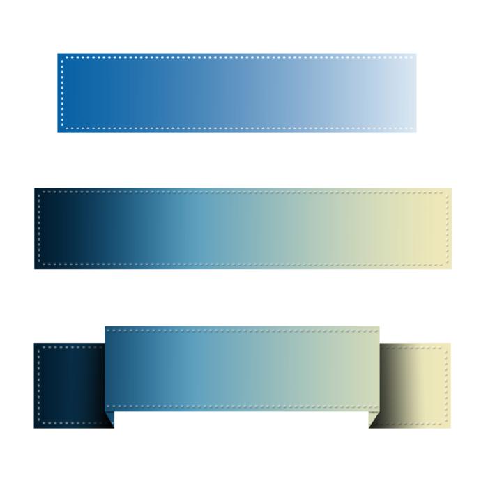 variety of gradient banners