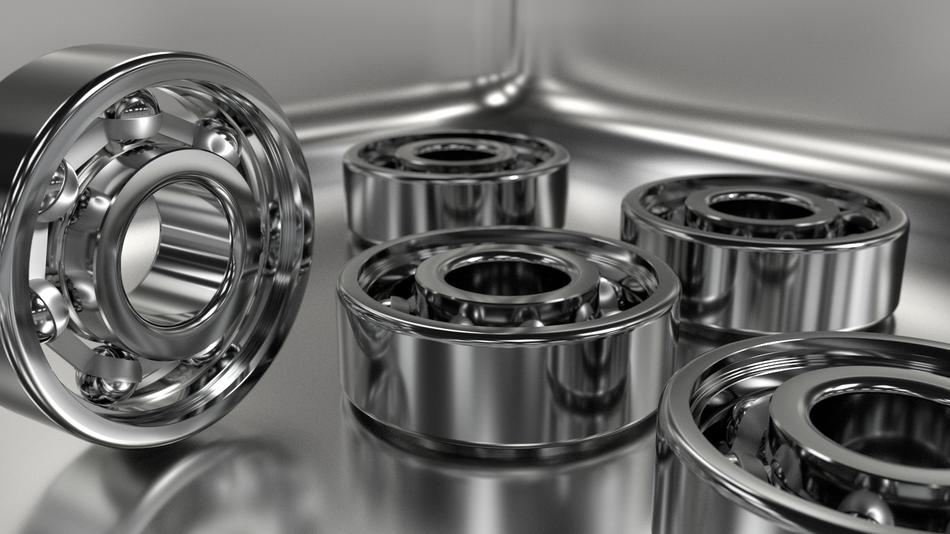 bearing steel chrome metallic