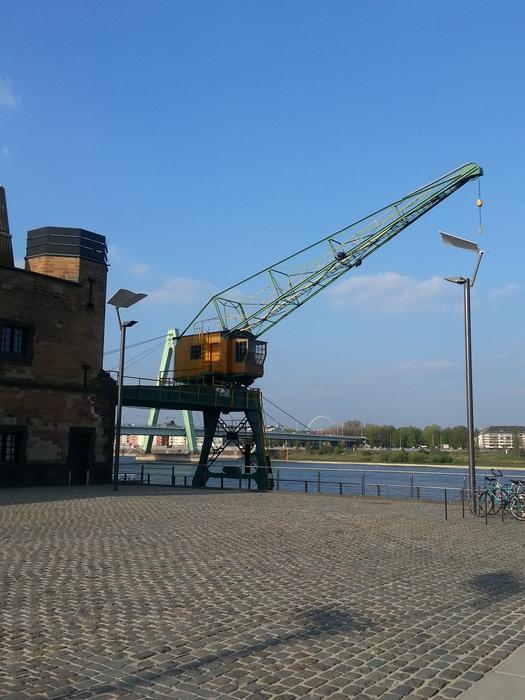 Crane Cologne Port Lifting