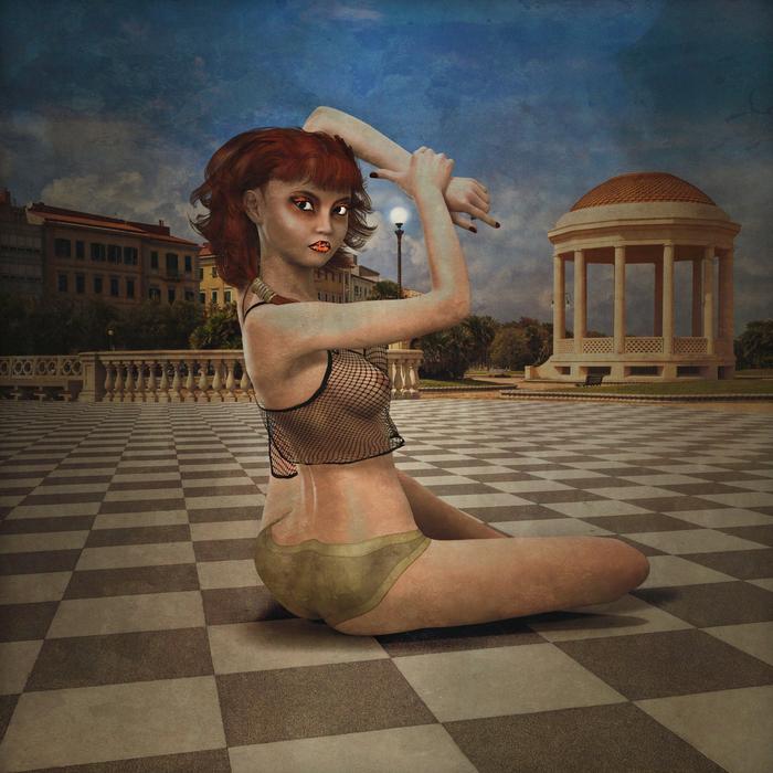 Woman Beauty Sitting