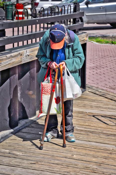 Elderly Old Senior woman