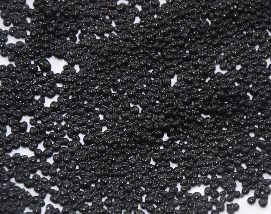 Black caviar scattered all over the table