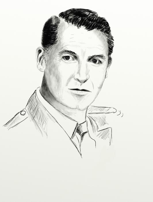 drawing of a famous actor