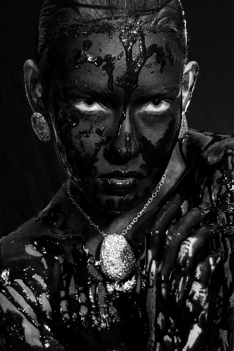Painting on a person face