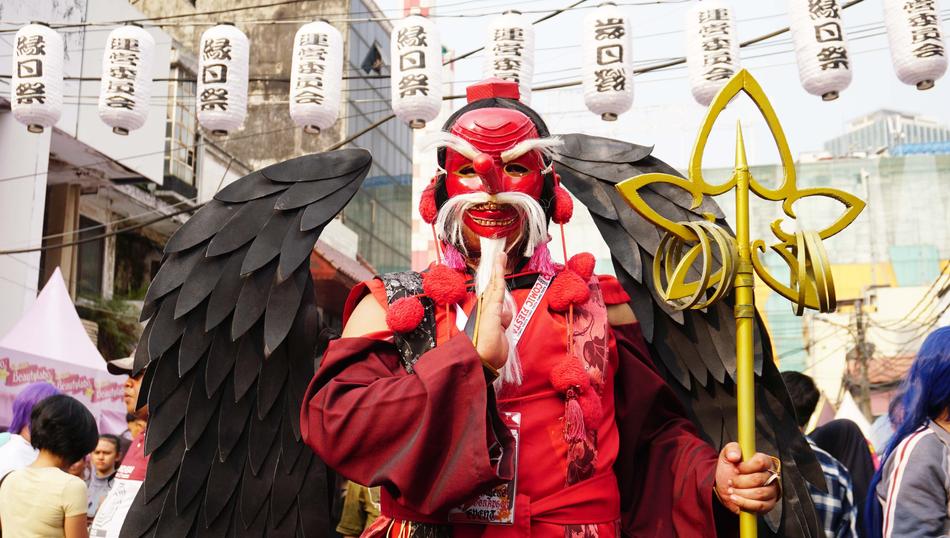 Traditional tengu costume