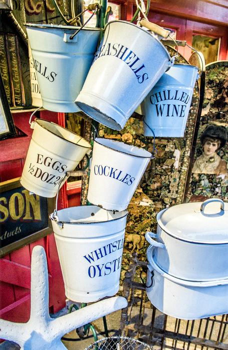 Tin Bucket White