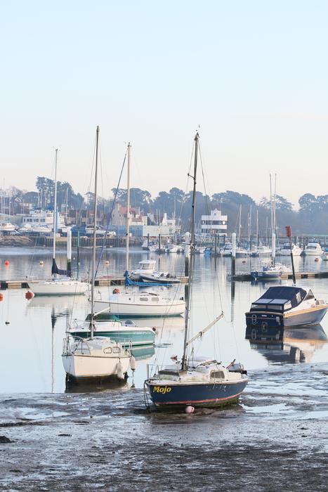 Boats Mud Hamble