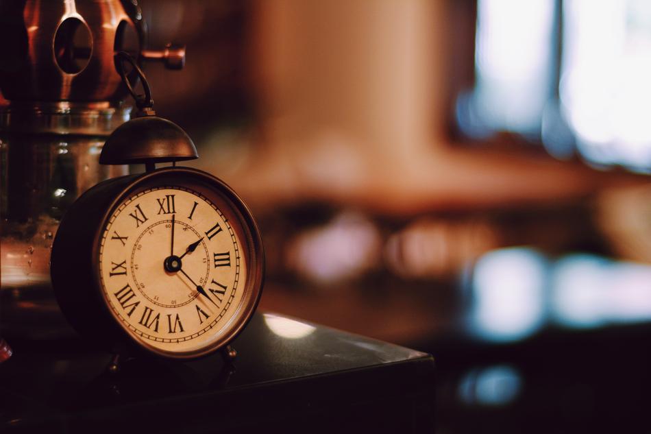 Alarm Clock Retro Literature And