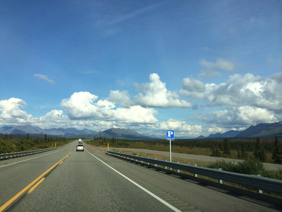 car on the highway background