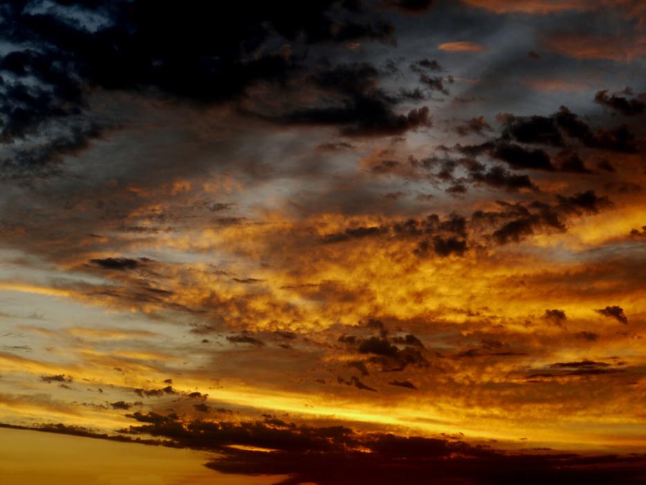 Sunrise Dramatic Morgenrot Dark