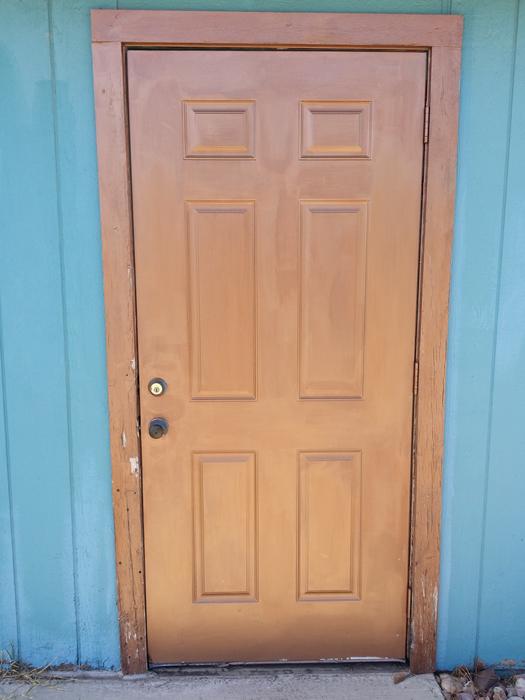 Door Turquoise Brown And Blue New