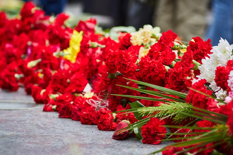 Victory Day Flowers Memory