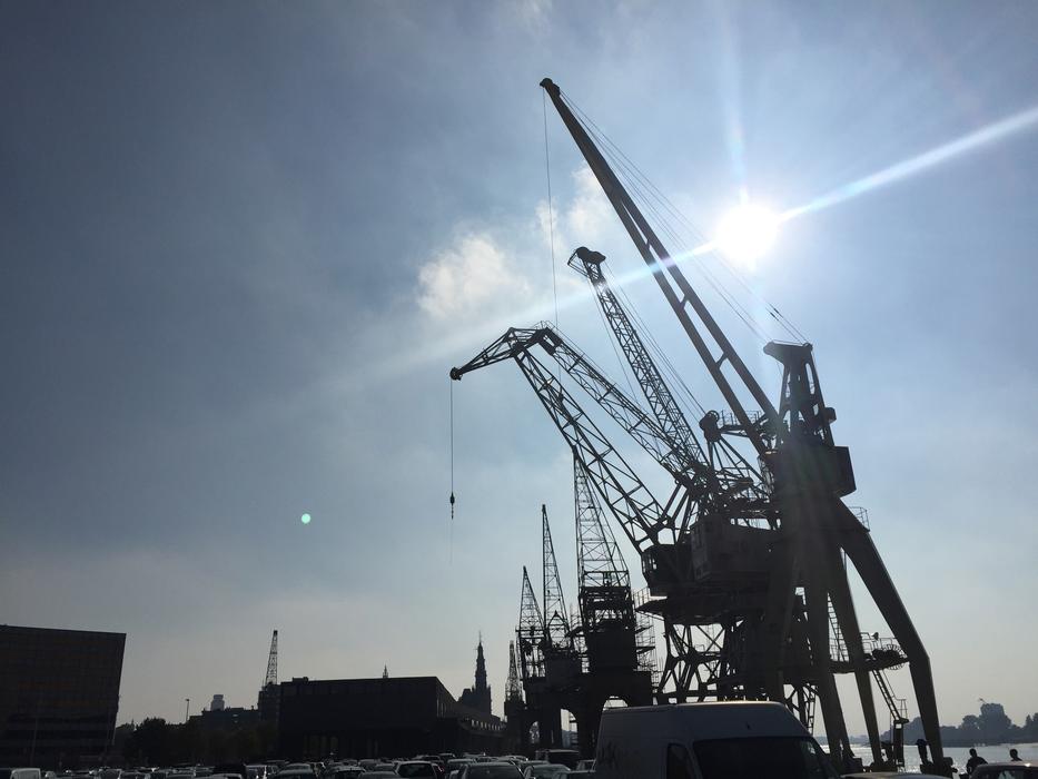 Industry Harbour in Antwerp