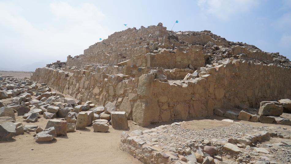ruined archaeological building