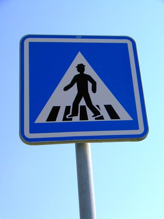 Road Sign Brand Pedestrian