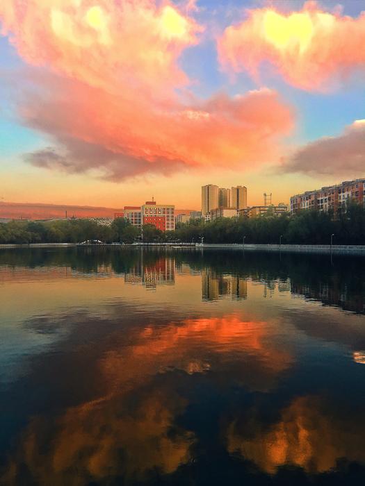 Sky Burning Clouds