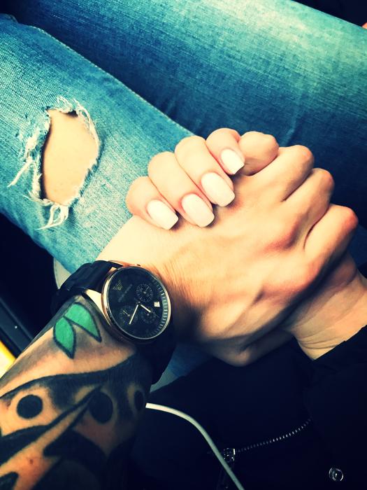 Hands love on your feet