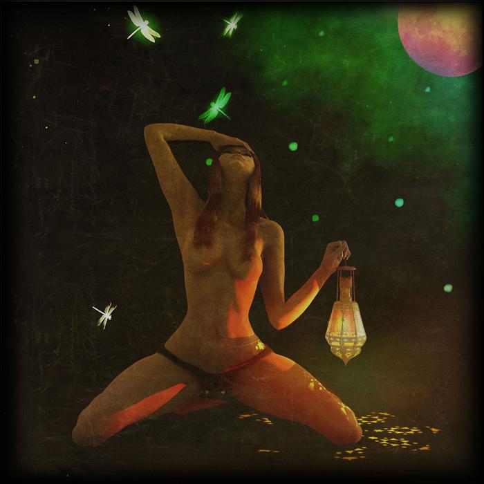 Woman Kneeling Lantern
