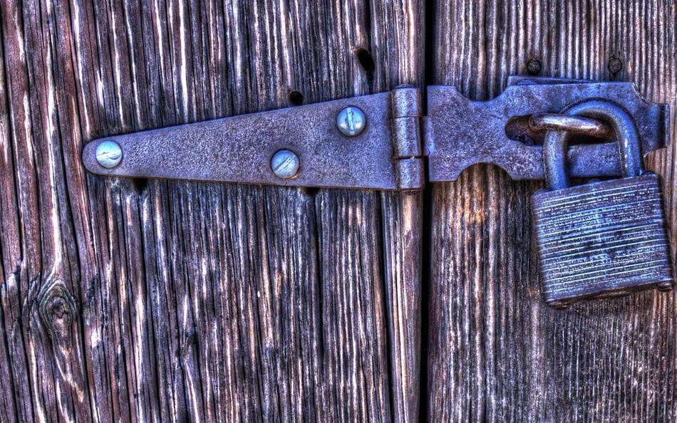 Gate Lock Blue