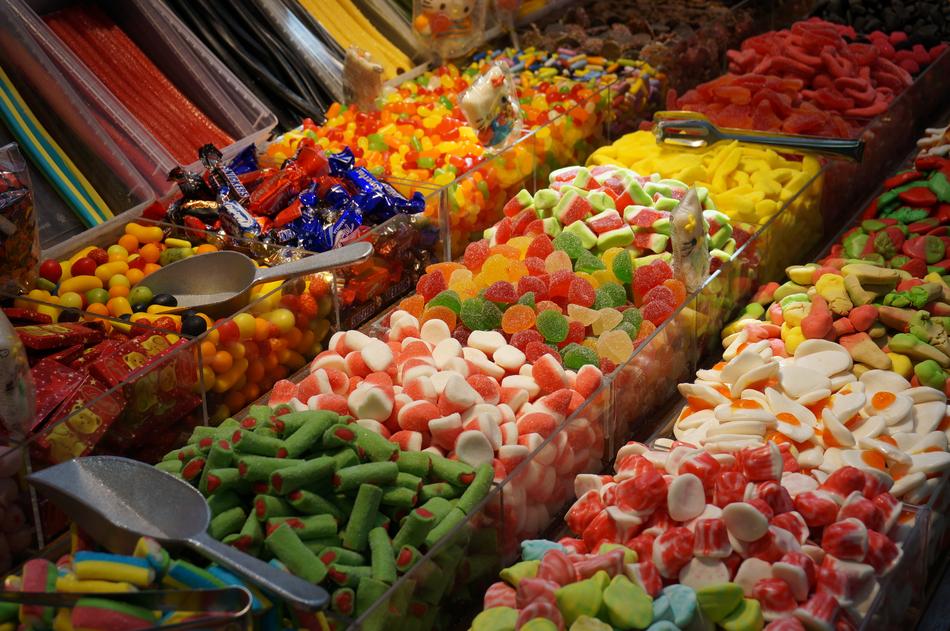sugar candy on sale at the market