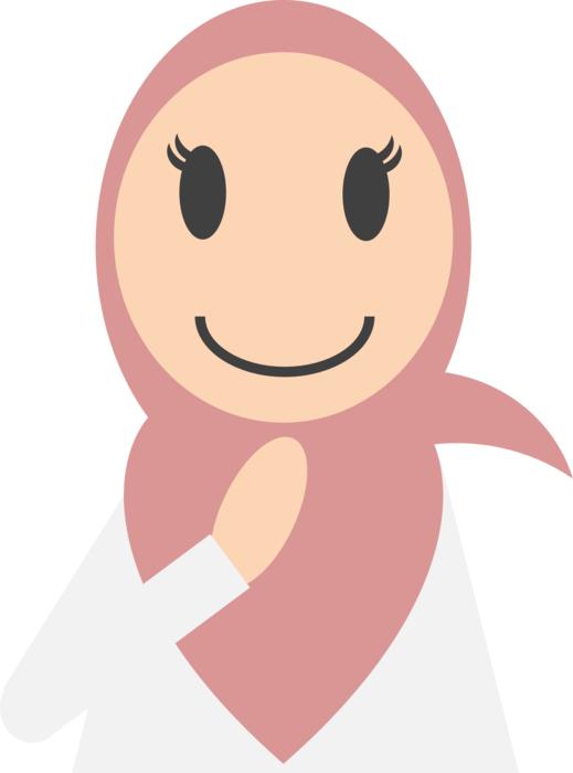 muslim vector female muslim