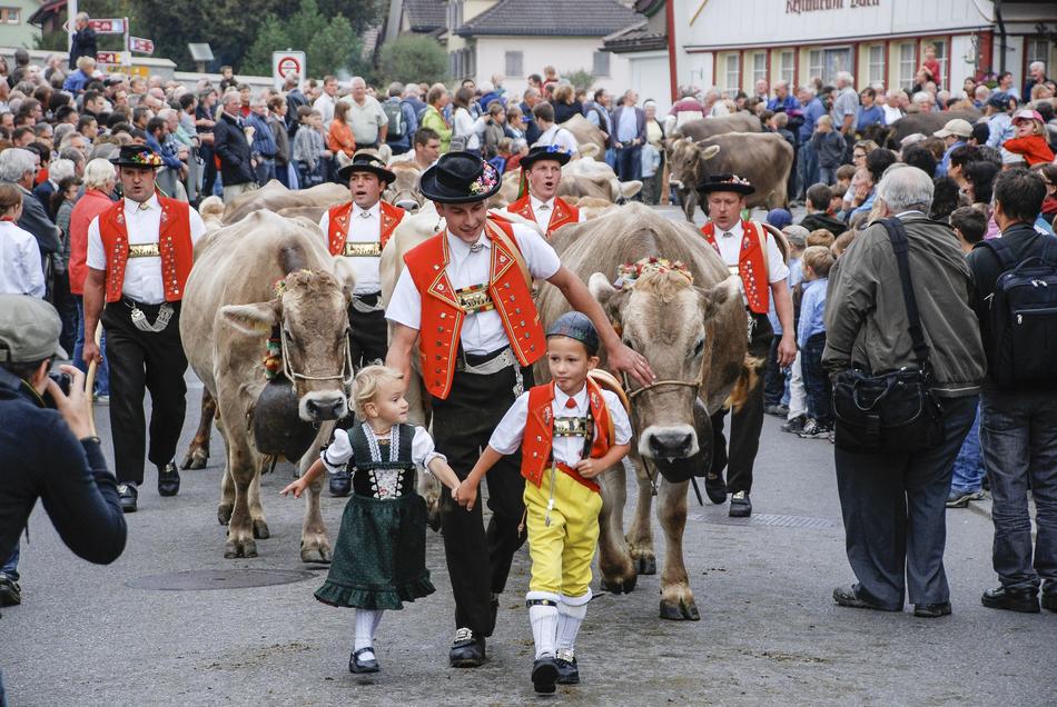 a big parade with beautiful people