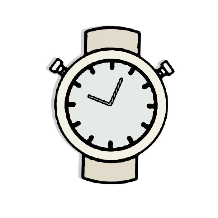 watch clock clipart vector sticker