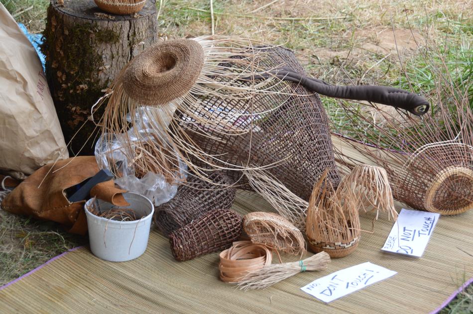 crocheted basket on sale
