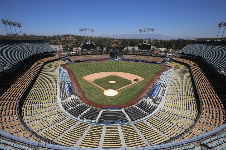 Dodgers La Baseball Field