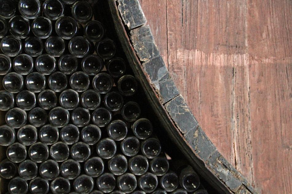Vineyard Bottles Wine