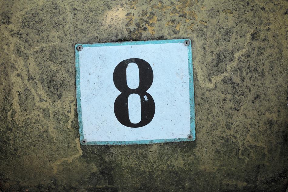 Number Old Rusted