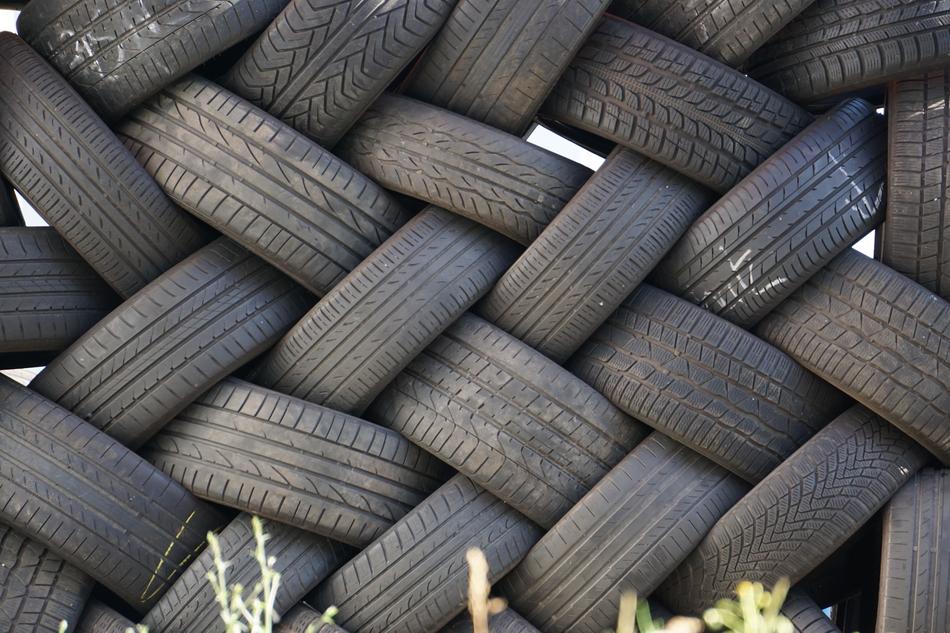 Auto Tires Black Stacked