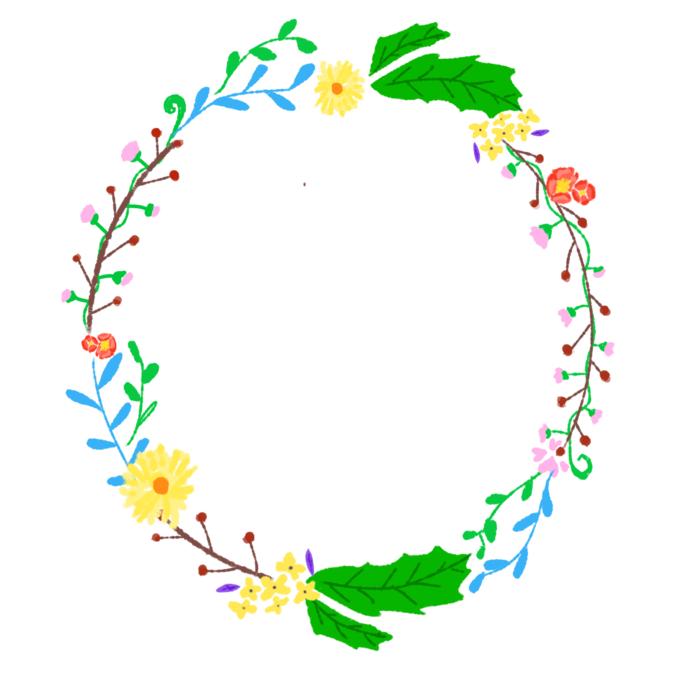 wreath corolla floral plants