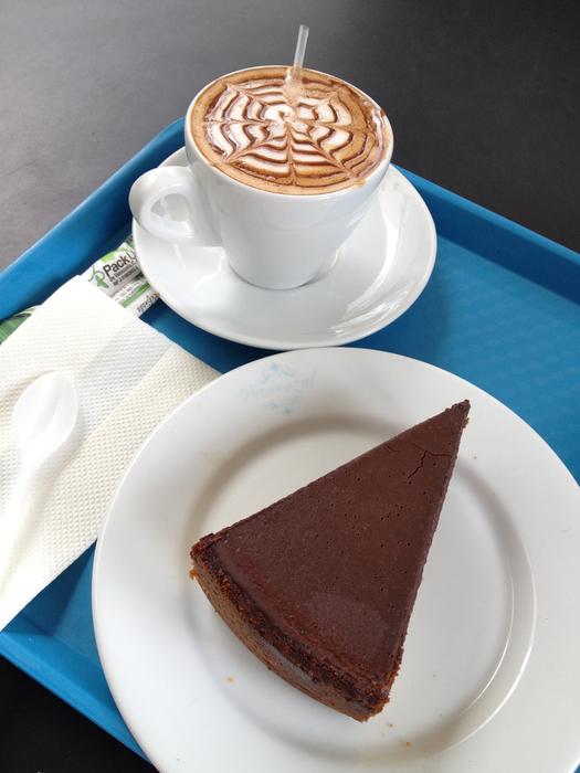 sweet coffee and cake
