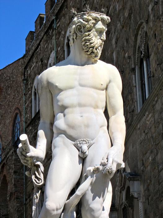 sculpture of a man in the square